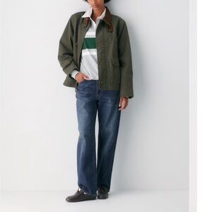 Champs Green and Brown barn Jacket